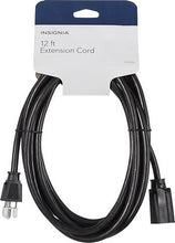 Load image into Gallery viewer, Insignia - 12&#39; Extension Power Cord - Black