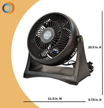Load image into Gallery viewer, Comfort Zone CZHV8T 3-Speed Wall-Mountable 8-inch High-Velocity Fan