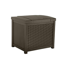 Load image into Gallery viewer, Suncast SSW900 Wicker Deck Box, 22 Gallon
