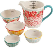 Load image into Gallery viewer, The Pioneer Woman Vintage Floral Measuring Bowl , 5-Piece Set (1)