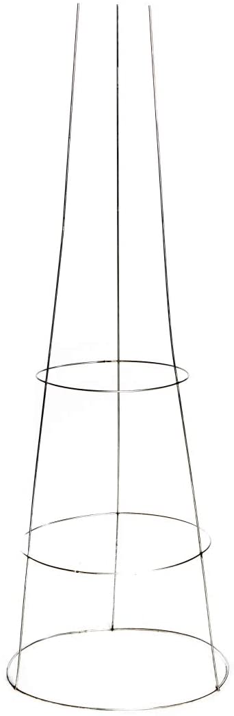 Glamos Wire Products 703002 42 in. Plant Support44; Silver - Pack of 10