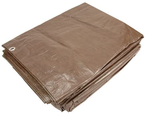 Brown Poly Tarp 10'x12'