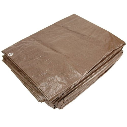 Brown Poly Tarp 20'x40'