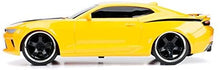 Load image into Gallery viewer, Jada 98728 Toys Hyperchargers 1: 16 Big Time Muscle R/C &#39;16 Chevy Camaro Ss Vehicle, 1/16 Scale, Yellow With Black Stripes