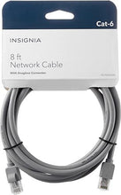 Load image into Gallery viewer, Insignia - 8&#39; Cat-6 Network Cable - Gray