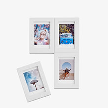 Load image into Gallery viewer, MAGNAFRAME Magnetic Picture Frame for Fuji Instax Mini Photos - Photo Gallery 6 Pack (White)