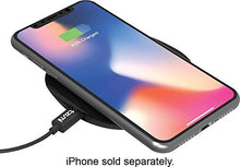 Load image into Gallery viewer, tzumi HyperCharge 10-Watt Wireless Fast Charger Pad for Qi-Compatible iPhones, Androids, and All Wireless Charging Smart Devices – for Home and Office. Includes Qualcomm 3.0 Quick Charge Adapter.