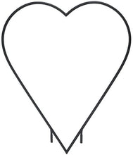 Load image into Gallery viewer, Achla Designs TSW-12KD Heart Hanger Wrought Iron Garden Trellis, Black