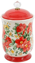 Load image into Gallery viewer, The Pioneer Woman Pioneer Vintage Floral 10-Inches Canister w/Acrylic Knob