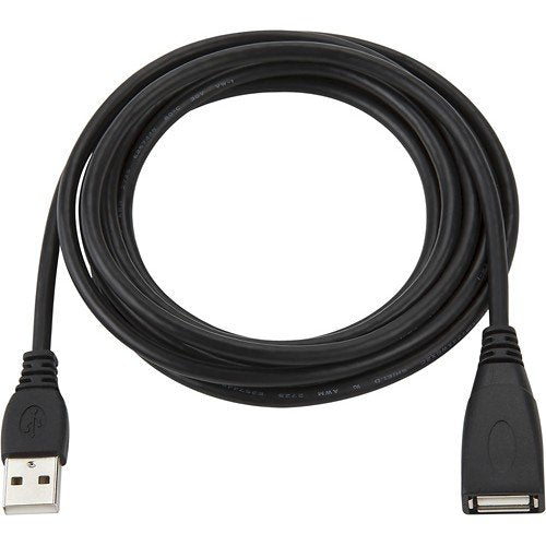 Dynex DX-PU5206X USB-A-to-USB-A Extension Cable - Black - 6'