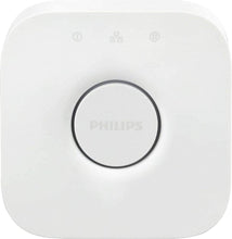 Load image into Gallery viewer, Philips Hue MAIN-54158 White &amp; Color Ambiance LED Starter Kit-3 Multicolor A19 Bulbs, Bridge and Hue Dimmer Switch (Gen 3-Richer Colors), Multi