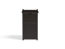 Load image into Gallery viewer, Suncast 33 Gallon Outdoor Trash Hideaway with Lid
