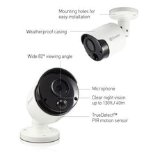 Load image into Gallery viewer, Swann SWNHD-865MSB-US 5MP Resolution with PIR Motion Sensor and 130' of Night Vision Add-On Dome Camera, White