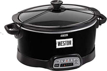 Load image into Gallery viewer, Weston 03-2300-W 7 qt Programmable Slow Cooker with Latch Strap