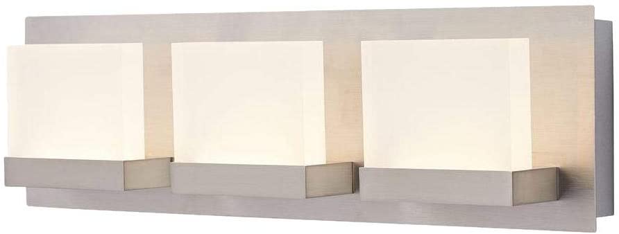 Home Decorators 28024-HBU Alberson Collection 3-Light LED Vanity Fixture