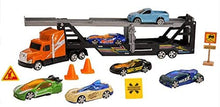 Load image into Gallery viewer, Adventure Force 12-Piece Die-Cast Vehicle Transporter Set