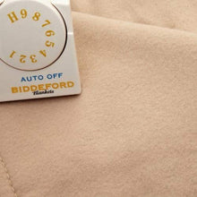 Load image into Gallery viewer, Biddeford 1000-903292-706 Comfort Knit Electric Heated Blanket, Twin,Fawn