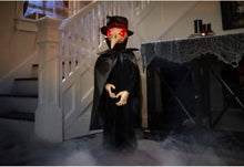 Load image into Gallery viewer, Home Accents Holiday Cyber Distributors Halloween Animated LED Victorian Reaper Outdoor Indoor Decoration - 3 Feet Tall