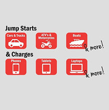 Load image into Gallery viewer, WEEGO JS18 Jump Starter 2100 Peak 600 Cranking Amps Basic Lithium Ion Power Pack USB Charging 100 Lumen LED Flashlight