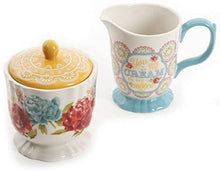 Load image into Gallery viewer, The Pioneer Woman Blossom Jubilee Creamer and Sugar Pot Set
