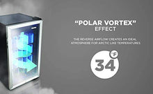 Load image into Gallery viewer, Danby DBC117A1BSSDB-6 117 Can Center, 3.1 Cu.Ft. Freestanding Beverage Refrigerator for, Basement, Dining, Living Room-Bar Fridge Perfect for Beer, Pop, Water