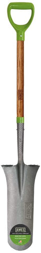 AMES 2531700 Steel Drain Spade with Hardwood Handle, 47-Inch