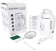 Load image into Gallery viewer, Tayama DJ-15S Multi-Functional Stainless Steel Soymilk Maker 1.1L, 1.1 L, White