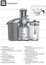 Load image into Gallery viewer, Breville BJE430SIL Juice Fountain Cold Centrifugal Juicer, Silver