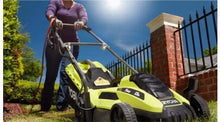 Load image into Gallery viewer, Ryobi Corded Electric Push Mower 13 in. 11 Amp with Single Point Height Adjustment