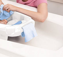 Load image into Gallery viewer, Safety 1st Infant Newborn Baby to Toddler Bath Tub, White - Fit Standard Size Single or Double Sinks, Contoured Support for Toddler