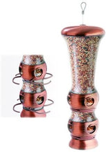 Load image into Gallery viewer, Perky-Pet 112-4 Select-A-Bird Tube Feeder with Metal Finish