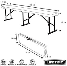 Load image into Gallery viewer, Lifetime Portable Folding Bench