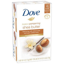 Load image into Gallery viewer, Dove Nourishing Care Shea Butter Moisturizing Cream Beauty Bar, 24 Ounce - 12 per case.