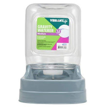 Load image into Gallery viewer, Vibrant Life Gravity Waterer, Medium, 1.2 gal - 7.43 x 11.44 x 11.08 Inches