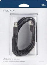 Load image into Gallery viewer, Insignia - 10&#39; USB 2.0 A-Male-to-B-Male Cable - Black