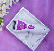 Load image into Gallery viewer, Spa Sciences VIVA Most Powerful Pedicure Tool Available-Professional Electronic Foot Smoothing Pedi Tool for Removing Hard, Dry, Cracked Skin/Calluses on Feet, Rechargeable-2 Treatment Heads Included