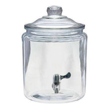 Load image into Gallery viewer, Anchor Hocking Heritage Hill Glass Beverage Dispenser with Spigot, 2 Gallon