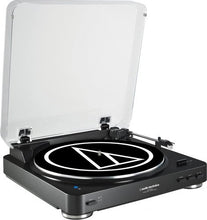 Load image into Gallery viewer, Audio Technica AT-LP60BK-BT Fully Automatic Bluetooth Wireless Belt-Drive Stereo Turntable, Black