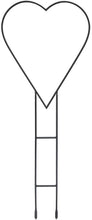 Load image into Gallery viewer, Achla Designs TSW-12KD Heart Hanger Wrought Iron Garden Trellis, Black