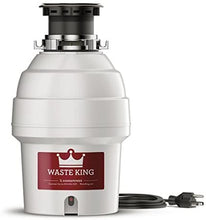 Load image into Gallery viewer, Waste King L-3300 Garbage Disposal with Power Cord, 3/4 HP