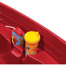 Load image into Gallery viewer, Radio Flyer Deluxe All-Terrain Pathfinder Wagon with Canopy All-terrain air tires for a smooth ride