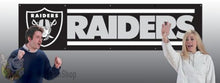 Load image into Gallery viewer, Party Animal Oakland Raiders 8'x2' NFL Banner