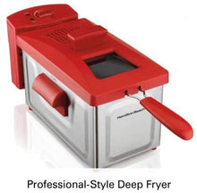 Load image into Gallery viewer, Hamilton Beach Professional Style Deep Fryer, Red