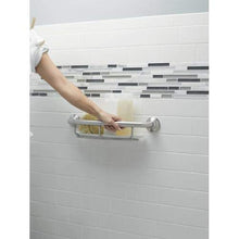 Load image into Gallery viewer, Moen LR2356DCH 16-Inch Grab Bar with Shelf, Chrome
