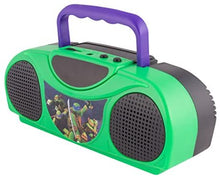 Load image into Gallery viewer, Teenage Mutant Ninja Turtles Radio Karaoke Kits, 16365 Little Star Music Player, Portable radio FM/AM radio, Includes a corded microphone &amp; Adds a retro feel, Durable handle, Green