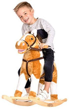 Load image into Gallery viewer, Rockin' Rider Turbo Rocking Horse Ride On, White