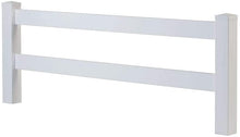 Load image into Gallery viewer, Outdoor Essentials White Vinyl Ranch Fencing, Two Rail, Three Rail, End Post, Corner Post, Line Post, Fence Rail