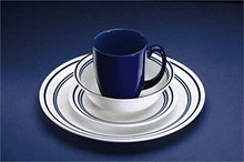 Load image into Gallery viewer, Corelle 20 Piece Livingware Dinnerware Set with Storage, Classic Café Blue, Service for 4