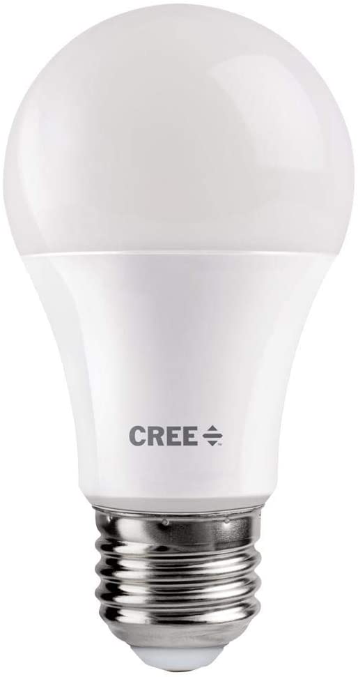 Cree 60W Equivalent Daylight (5000K) A19 Dimmable Exceptional Light Quality LED Light Bulb (2-Pack)