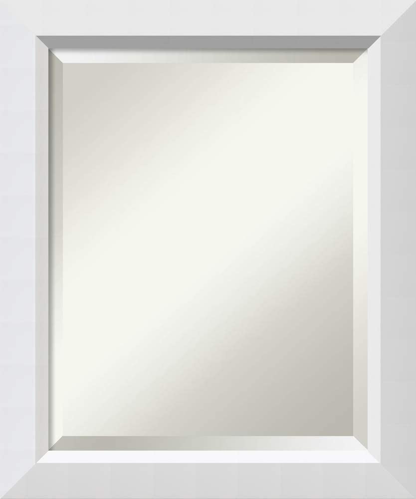 Amanti Art Framed Vanity Mirror | Bathroom Mirrors for Wall | Mirror Frame | Solid Wood Mirror | Mirror | x in.